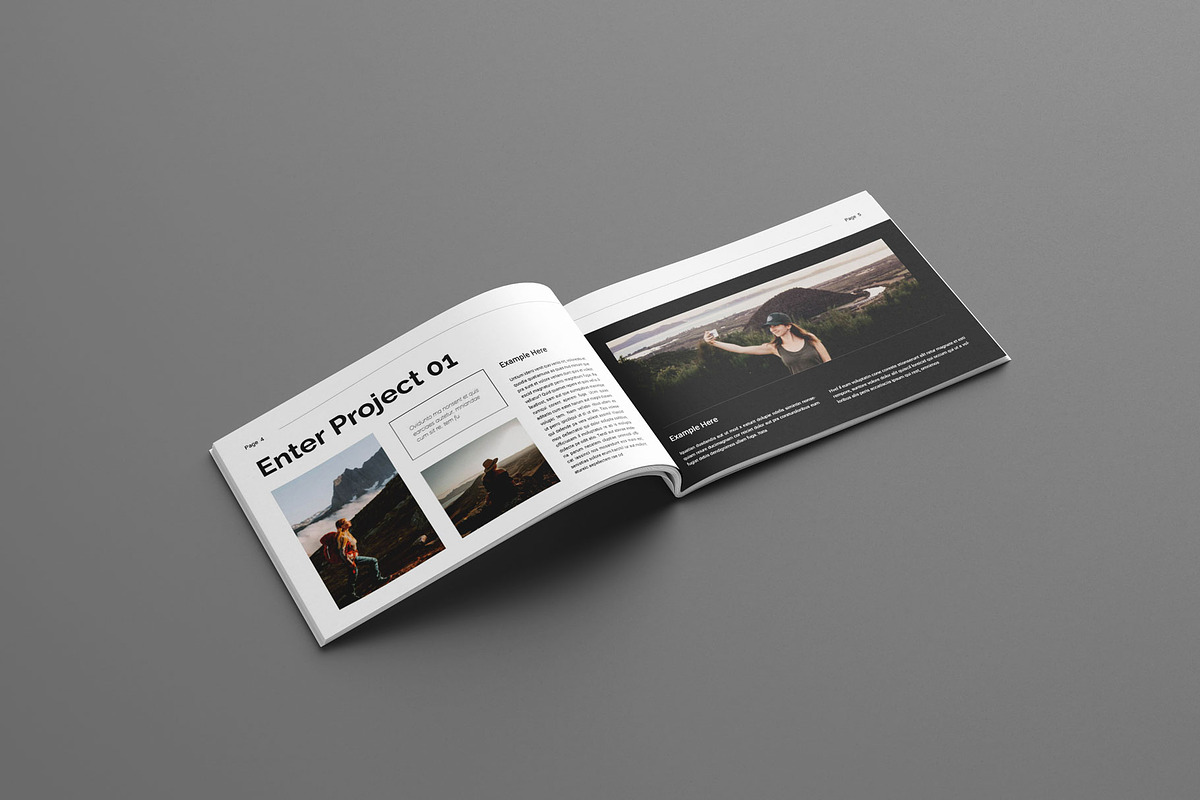 Modern Portfolio Landscape Template, a Magazine Template by Seeing-art (Photo 3 of 10)
