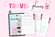 Chic Digital Travel Planner for Girl, a Templates & Theme by bellaROSEworkshop (Thumbnail 6 of 10)