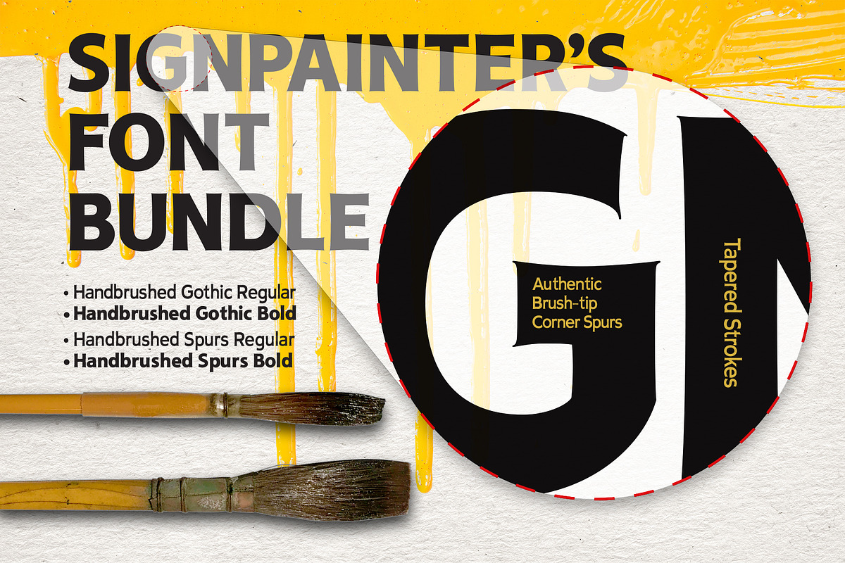 Handbrushed Gothic preview 2