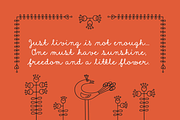 SUNGARDEN Complete Pack, a Symbol Font by Juraj Chrastina (Thumbnail 7 of 12)