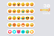 Emoticons emoji reactions, an Illustration by karnofff (Thumbnail 3 of 4)