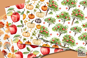 Autumn Harvest Fall Pumpkin Pattern