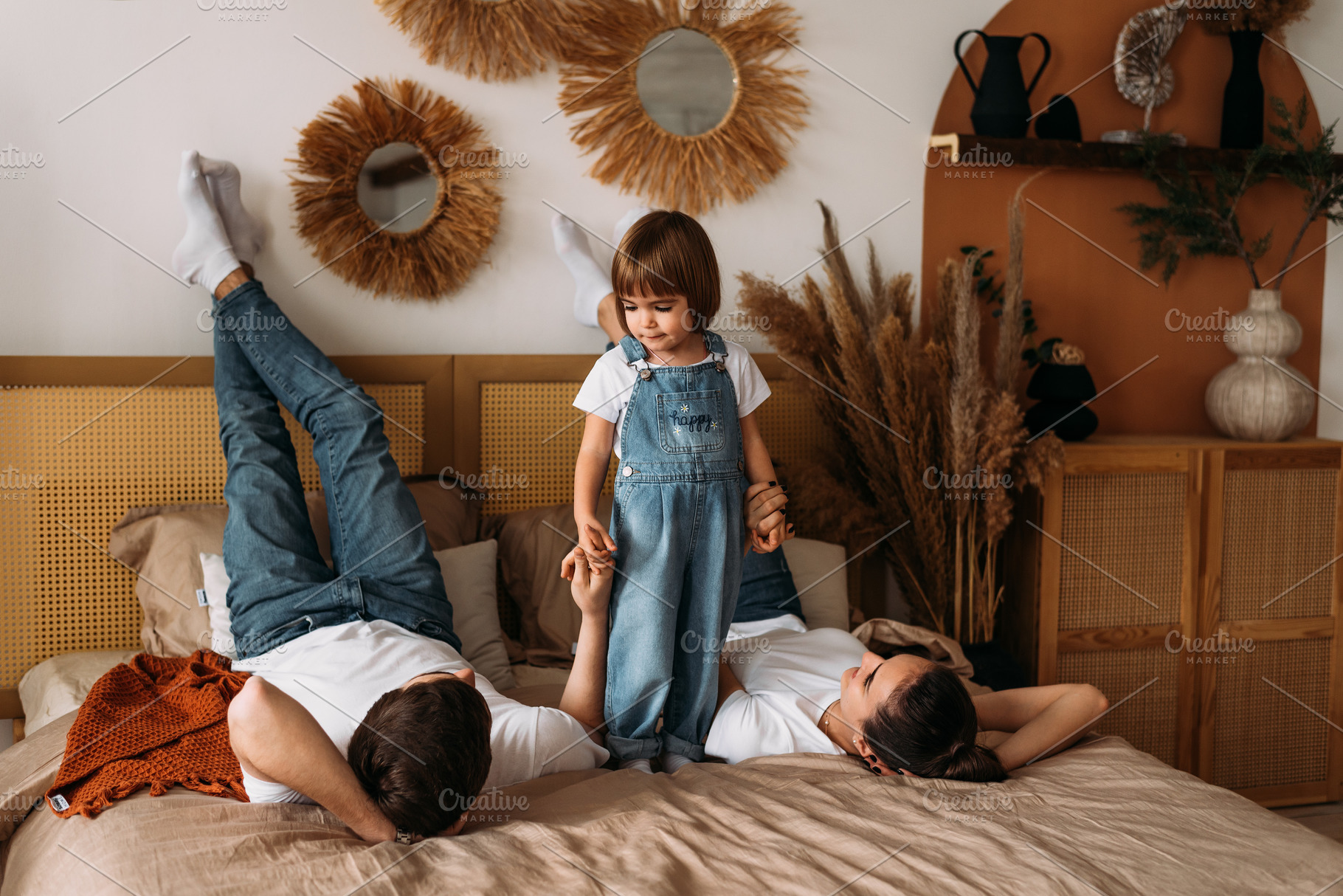The family spends time at home, a Person Photo by SOTNIKOV_MISHA