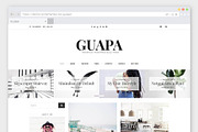 Minimal WordPress Blog Theme Guapa, a WordPress Template by Trendy Themes (Thumbnail 1 of 3)