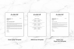 Resume Template/CV - Charlotte