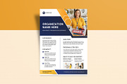 Organization Fact Sheet, Psd & Word, a Flyer Template by retrographix (Thumbnail 2 of 5)