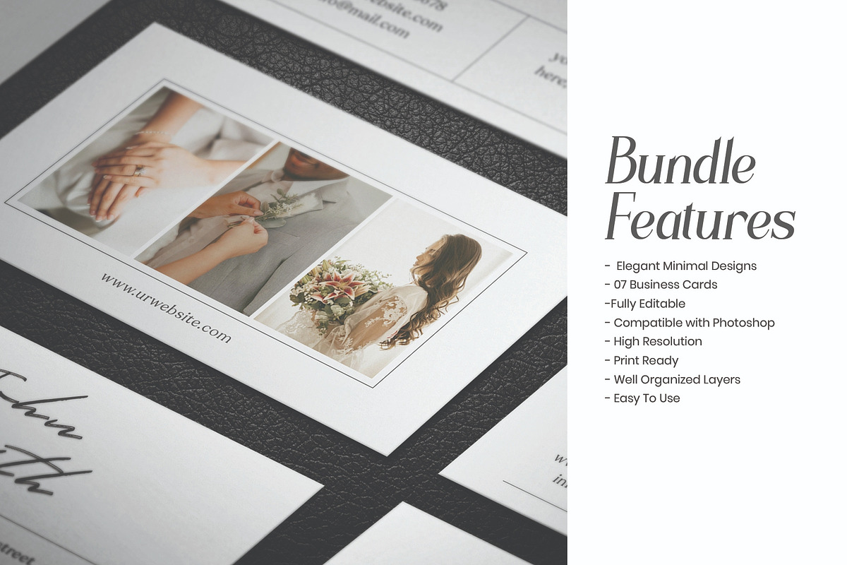 Wedding Business Cards Bundle, a Business Card Template by Saman Osama (Photo 10 of 11)