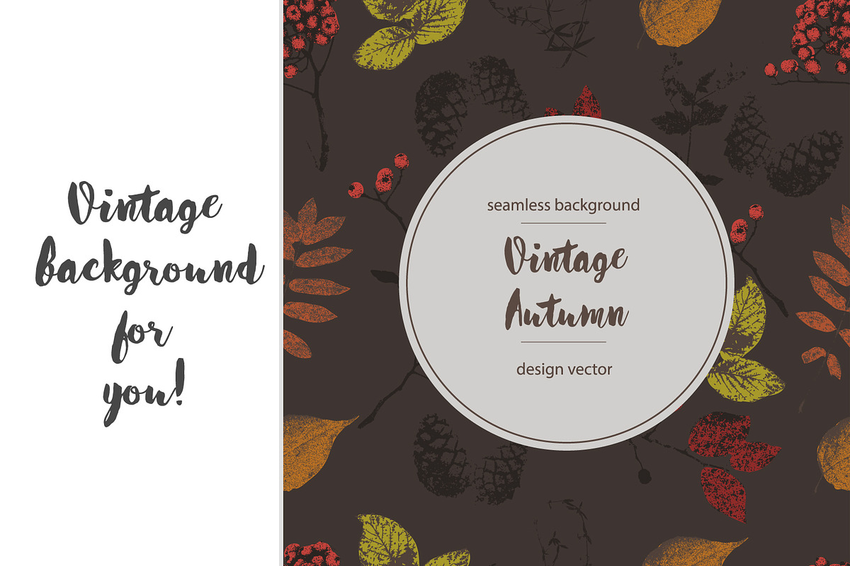 vector vintage background, a Pattern Graphic by Danya