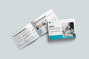 White Paper Template Landscape, a Brochure Template by Design-Art (Thumbnail 1 of 9)