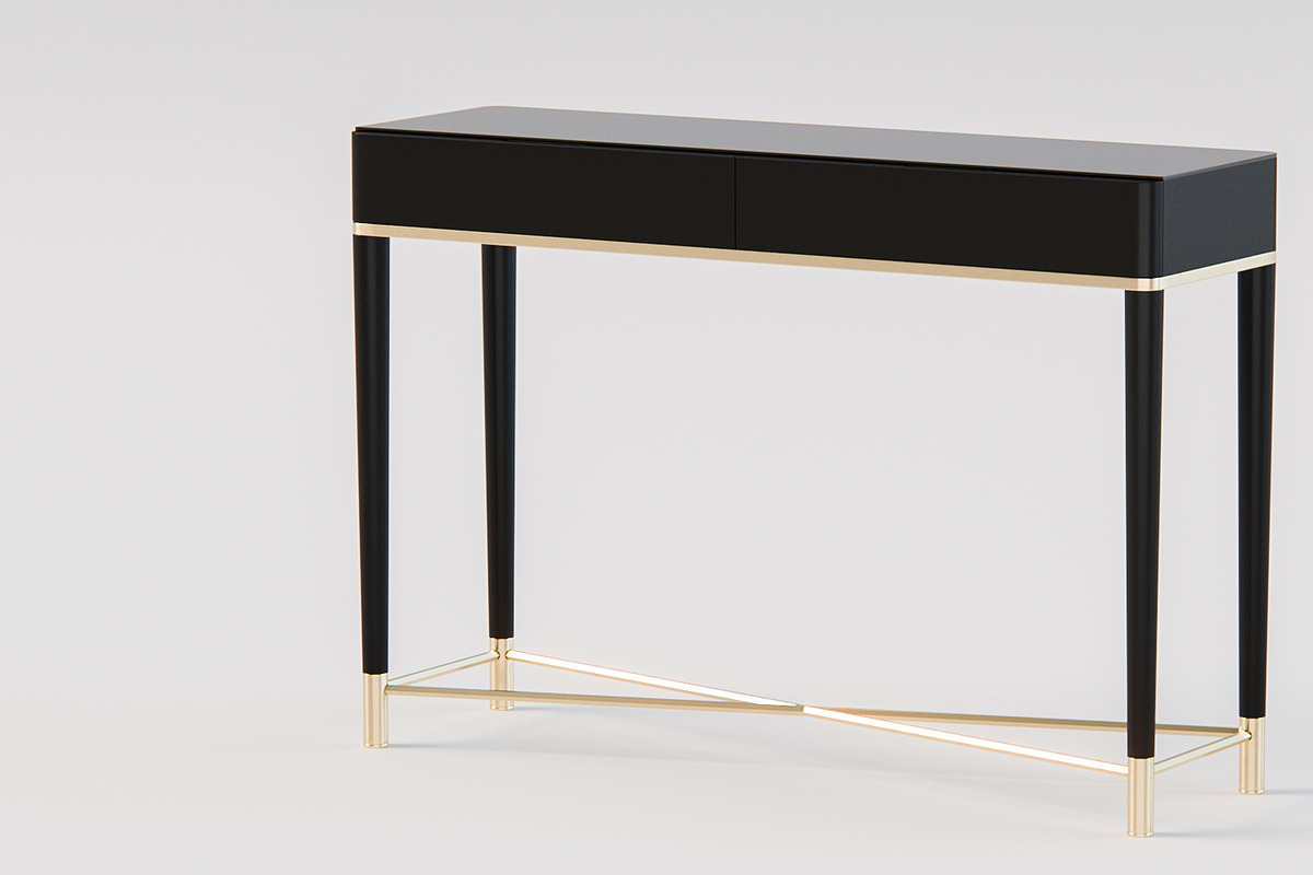Gallotti Radice Tama Console, a Furniture 3D Model by Dmitriy Kalko (Photo 3 of 11)