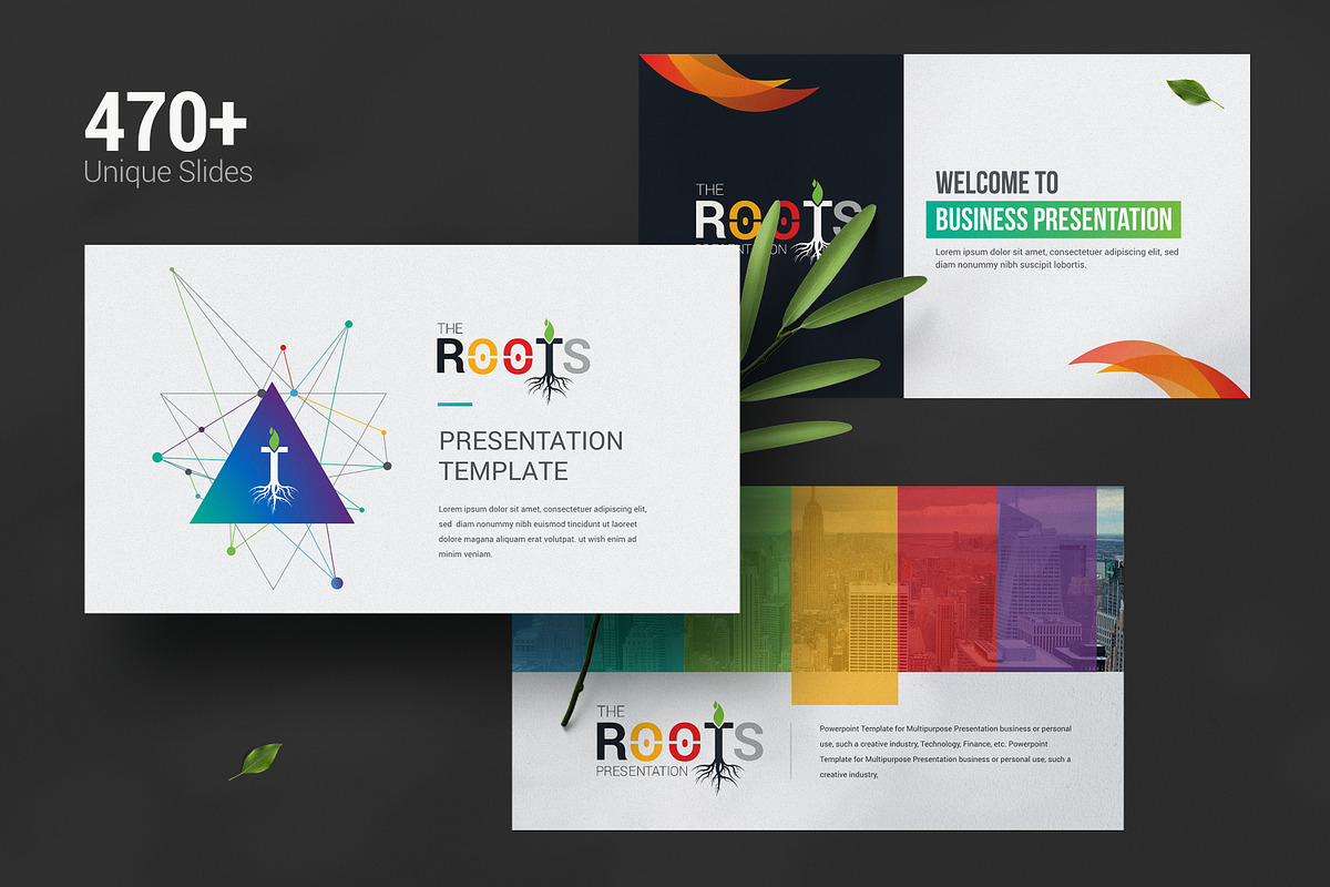 Roots Presentation Template, a Presentation Template by PixWork (Photo 1 of 51)