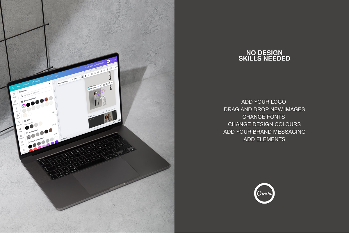 CANVA London Bold Social Media Posts, a Social Media Template by thebusinessoutfit (Photo 6 of 16)