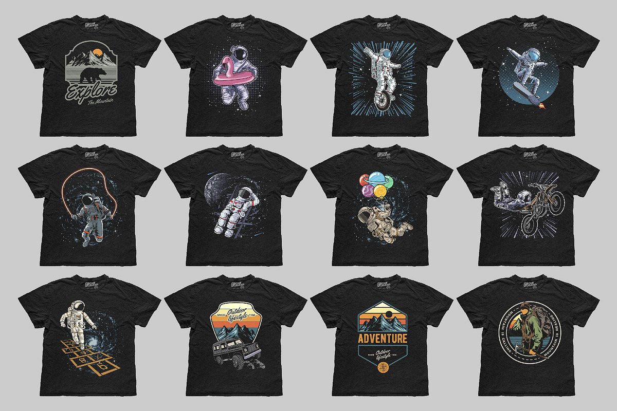 101 ultimate bundle T-Shirt Designs, an Illustration by The BolzStudio (Photo 4 of 10)