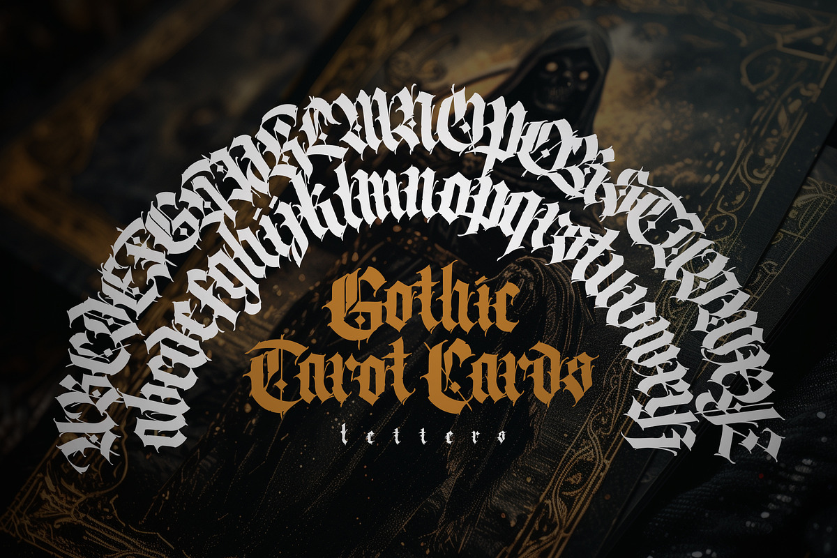 Gothic vector letters - 023, an Object Graphic by GeekClick (Photo 7 of 12)