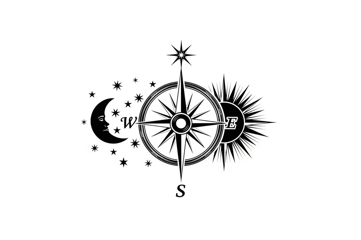 Celestial Compass SVG Bundle, an Illustration by Gaye Art (Photo 22 of 31)