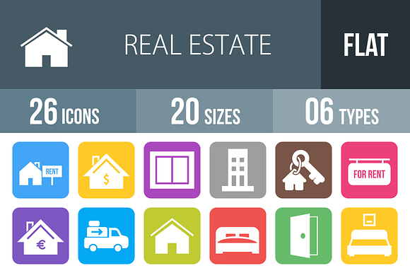 26 Real Estate Flat Round Corner