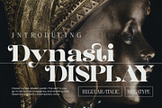 Dynasti Display Font, a Serif Font by Megatype (Thumbnail 1 of 11)