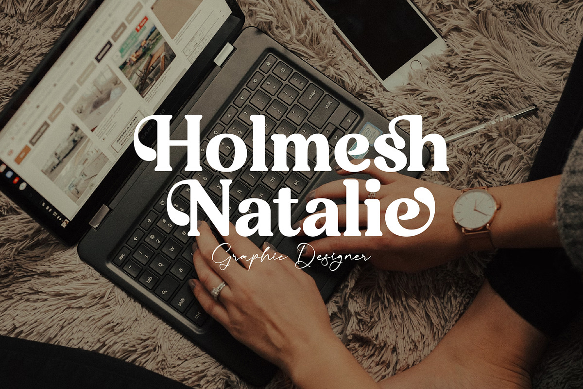 Qureah Modern Retro Serif Font, a Serif Font by Storytype Studio (Photo 9 of 15)