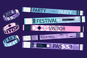 Event Party Bracelets, an Object Illustration by alexdndz (Thumbnail 6 of 11)