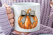 Dalmatian Dot Bow Pumpkin PNG, a Seasonal Illustration by Rose Art (Thumbnail 6 of 7)