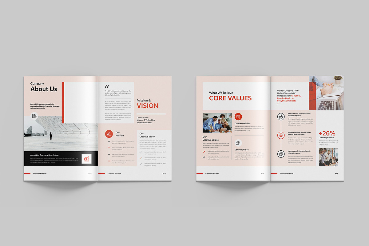 Company Profile Brochure Template, a Brochure Template by StyleArt (Photo 5 of 10)