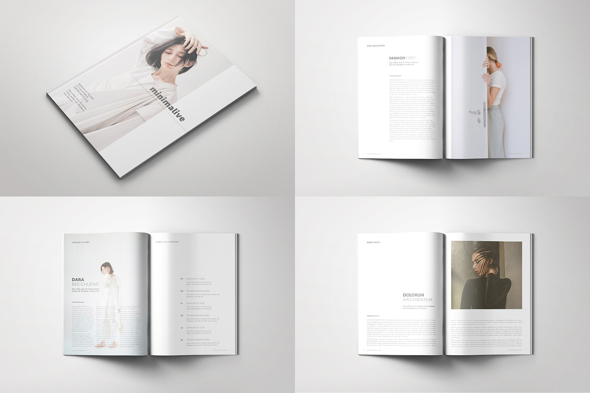 Minimalive Magazine, a Magazine Template by Bookrak Graphic Design (Photo 2 of 6)