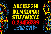 Vicious Venom Font, a Font by MightySHORT (Thumbnail 2 of 3)