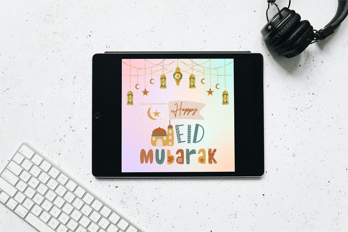 Eid Mubarak animation, a Social Media Template by MS Designer (Photo 2 of 2)