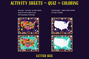 Halloween USA Map Printable Bundle, an Education Illustration by AdrianDragne (Thumbnail 7 of 11)