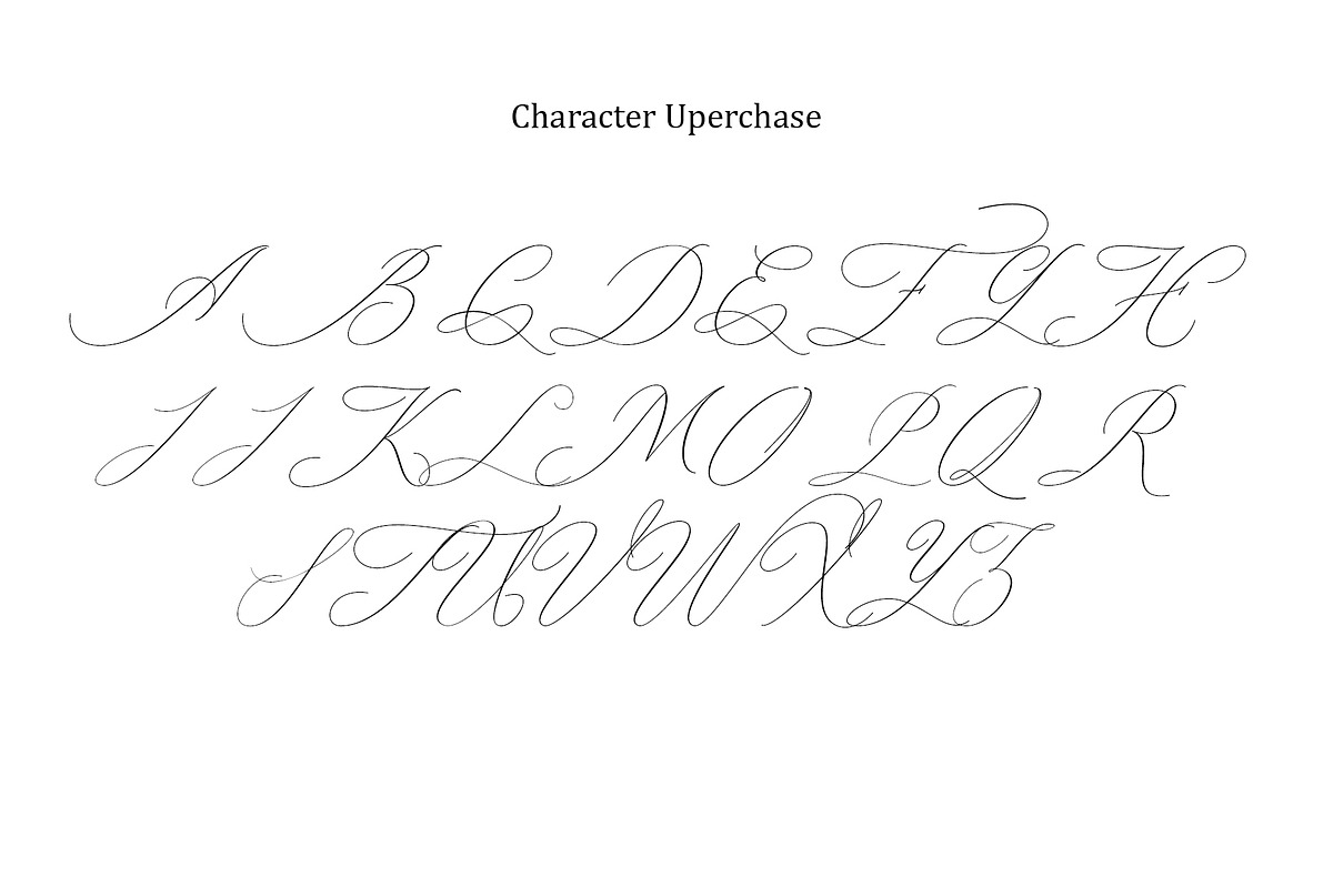 oklahoma calligraphy font preview 8