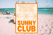Sunny Valley - Vintage Retro Sans, a Sans Serif Font by Mikhail Fukurou (Thumbnail 3 of 8)