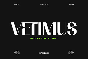 Vetimus - Modern Display Font