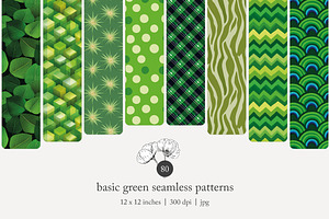 80 green geometric seamless pattern, a Pattern Graphic by Poppy Lane Studio