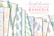 Australian Banksia Seamless Patterns, a Pattern Graphic by Sketchbook Designs (Thumbnail 6 of 7)