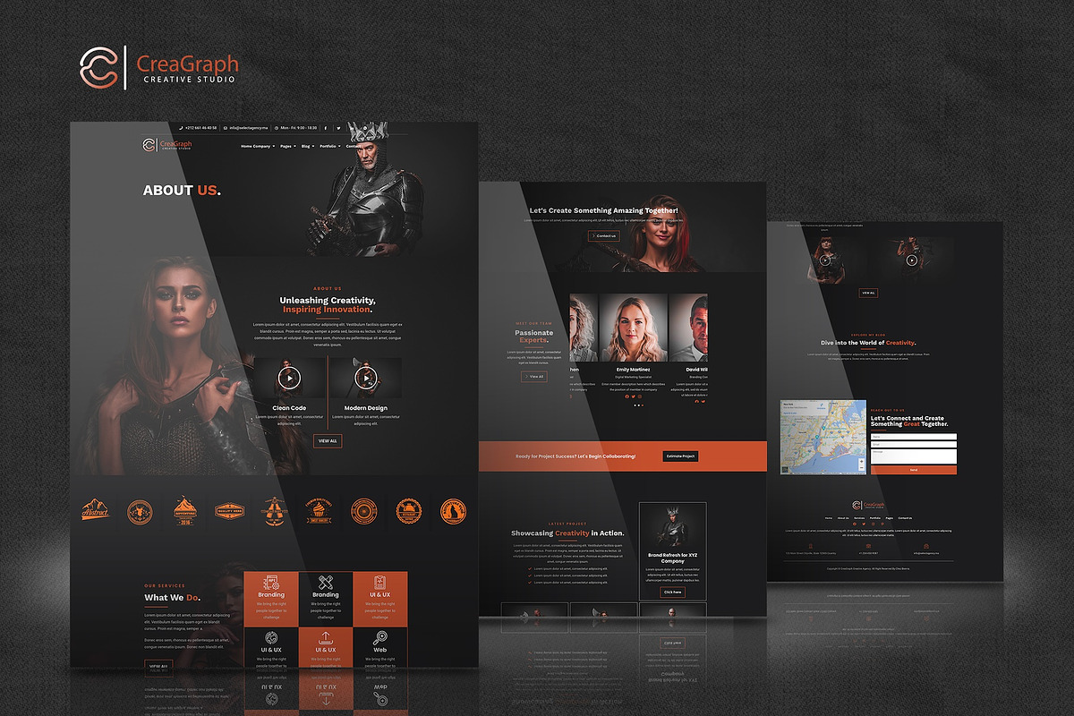 CreaGraph -Elementor Pro Kit, a Websites & App Template by Select Agency Designs (Photo 8 of 8)