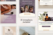 Spa Instagram Canva Templates, a Social Media Template by Matisse Studio (Thumbnail 7 of 8)