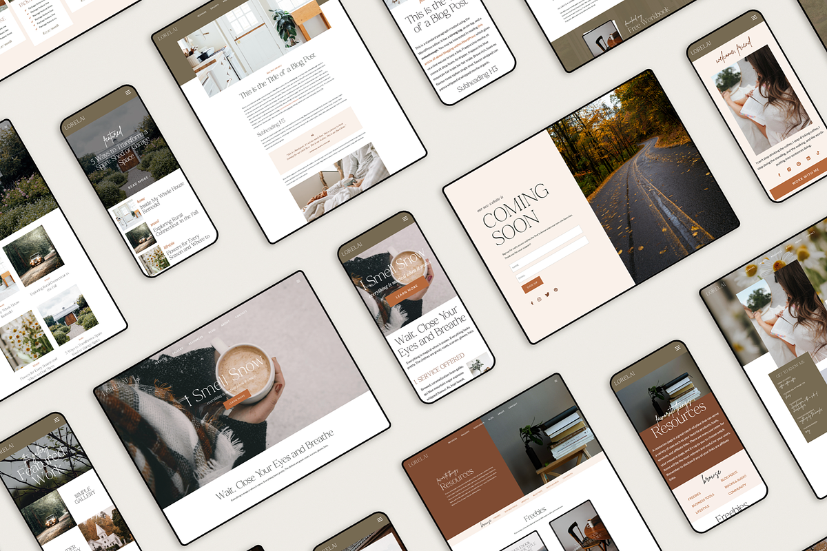 Lorelai - Showit Website Template, a Landing Page Template by The Lovely Geek (Photo 3 of 4)
