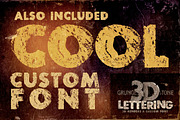 Stone - 3D Lettering + Font, a Font by MIIM (Thumbnail 5 of 5)