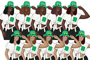 Saint Patrick's Day Clipart, a Seasonal Illustration by GlamArtZhanna (Thumbnail 3 of 5)
