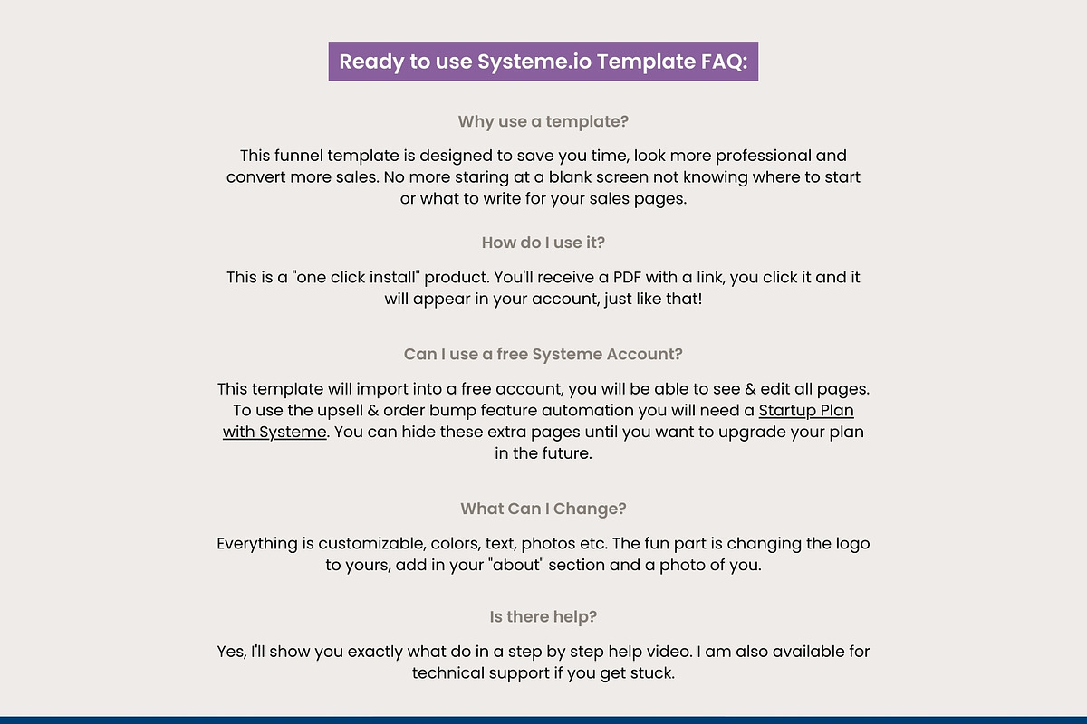 Kids Systeme Sales Funnel Template, a Landing Page Template by Hayley's Digital Hub (Photo 10 of 12)