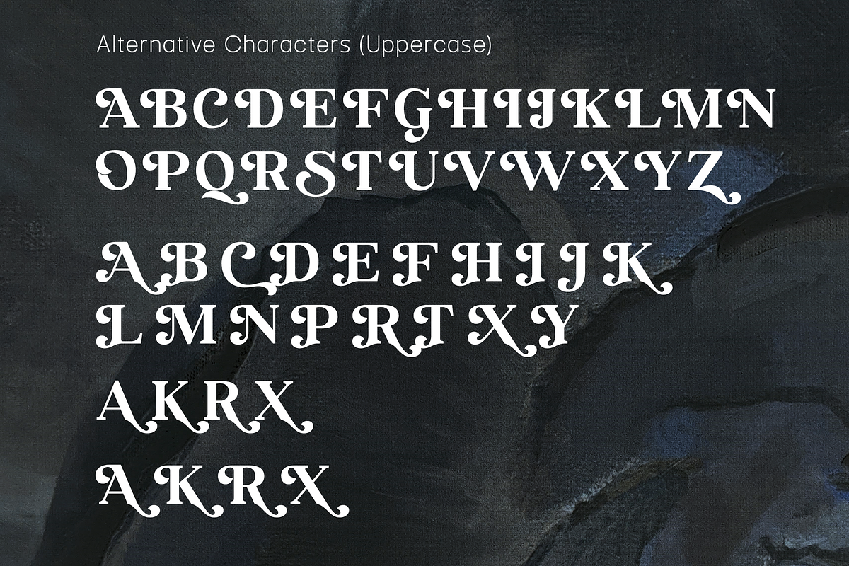 Roklin - Classic Stylish, a Serif Font by Sign Studio (Photo 10 of 11)