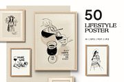 Lifestyle | Poster Builder, an Object Graphic by KetteCreate (Thumbnail 11 of 16)
