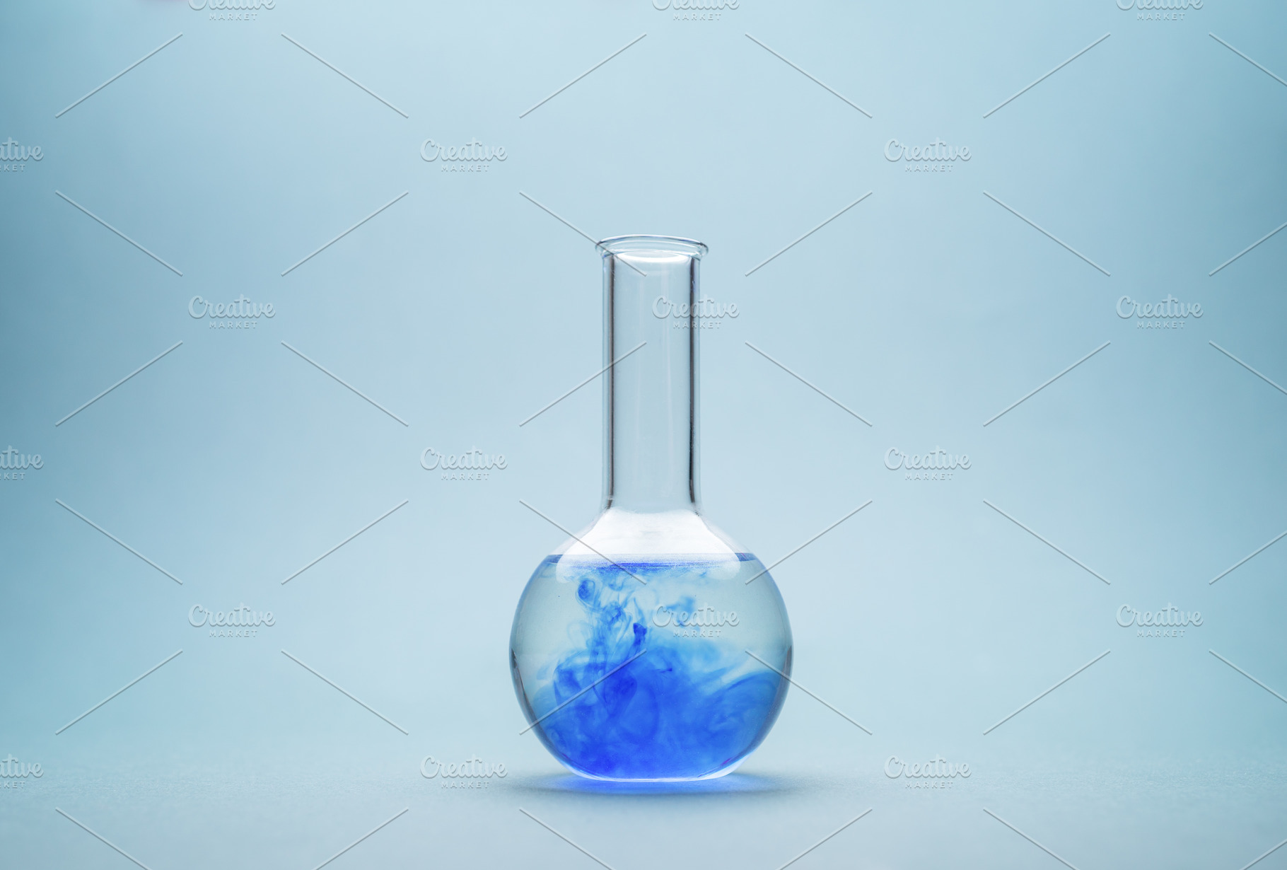 Roundbottom flask stock photo containing chemistry and laboratory, a School & Education Photo by bogdandimages