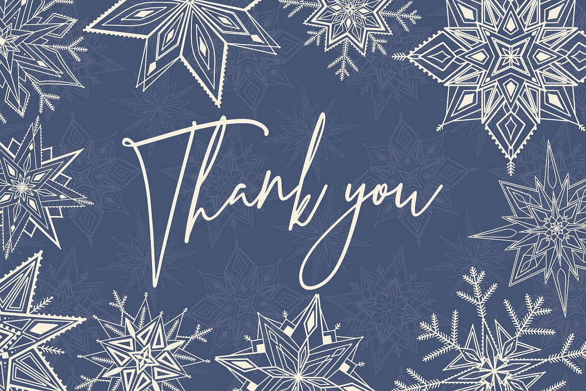 Snowy | 65 snowflakes illustrations, a Decorative Illustration by Wander Designs (Photo 9 of 9)