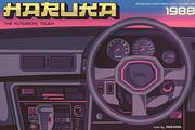 CITYPOP - Japanese 90s Retro Fonts, a Script Font by Konstantine Studio (Thumbnail 5 of 17)