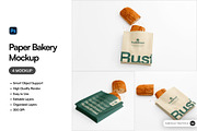 Paper Bakery Mockup, a Packaging Mockup by SLAB! Design (Thumbnail 1 of 6)