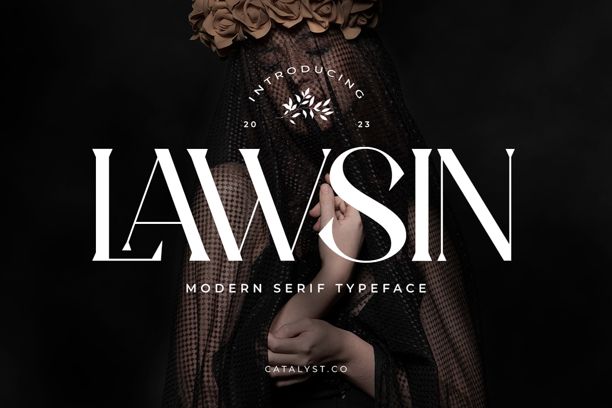 Lawsin Modern Serif Typeface Font, a Serif Font by catalystco.studio (Photo 1 of 11)