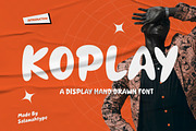 KOPLAY - Handmade Chunky Font, a Handwritten Font by Salamahtype (Thumbnail 1 of 8)
