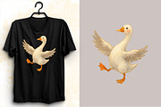 Quirky Christmas Goose Clipart, an Illustration by SVGArt (Thumbnail 2 of 8)