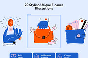 Ellsy Finance Illustrations, a Finance Illustration by Welovegraphics (Thumbnail 2 of 7)